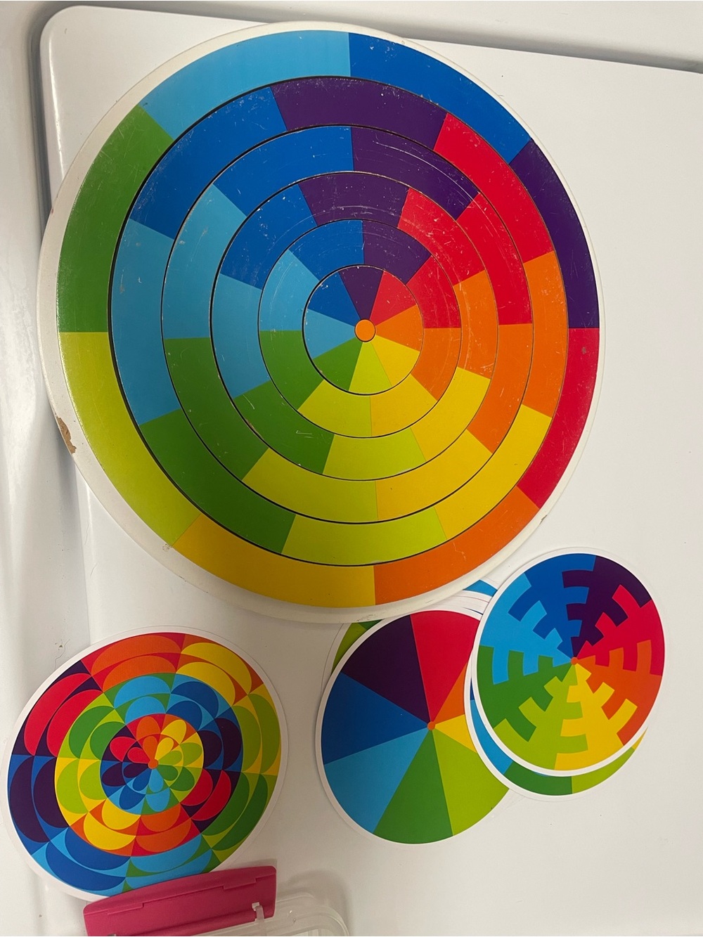 Fun Critical Thinking Multi piece puzzle.  15 cards with patterns on both sides - Picture 3 of 4